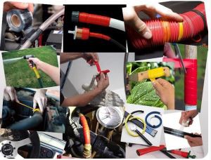 25mmx3m Féinfhostú Tarraingthe Éigeandála Rubair Silicone Féinfhostú Téip Fholúis Téip Deisigh Téip Seala Séala